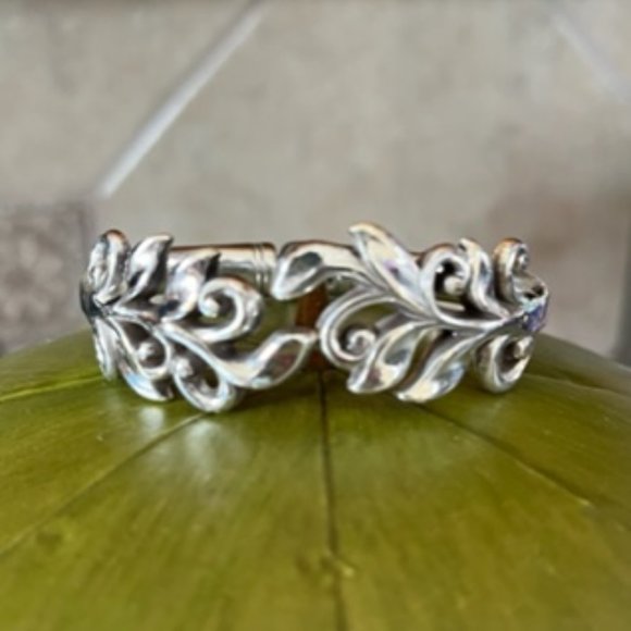 Brighton Floral Hinged Bracelet - Picture 1 of 4